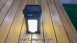High Power Waterproof LY24 Solar LED Camping Lantern & Tent Light with Emergency Power Bank USB Hiking Hook