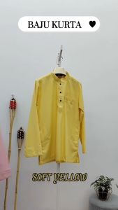 Kurta Raya Dewasa Warna Peach Nude Purple Black Mint Blue Lilac Pink Yellow Brick Sage Green Ash Olympic Gold / KD