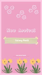 Gelang Manik Korea Motif GM010 Aksesoris Fashion Beads Bracelet Marvelustbeads