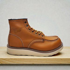 (Best Selling) Boots REDWING MOC TOE 8875 Yellow oil TANNED Full Kulit Ultimate Quality Leather