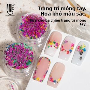 Phụ Kiện Trang Trí Móng Tay 3D RS NAIL Hoa Khô Tự Nhiên Phối Ren Dụng Cụ Làm Móng Tự Làm Hoa Trang Trí Móng Tay Sáng Tạo