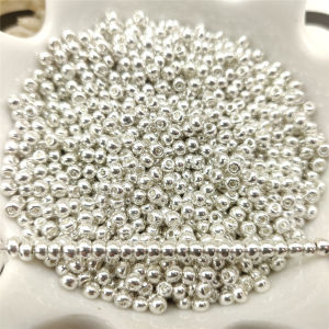 จี้หางผม DIY ชุบโลหะ ลูกปัดแก้ว ทอง เงิน ครึ่งน้ำหนัก 50 กรัม อุปกรณ์ทำเครื่องประดับแฟชั่นใหม่จากกรีซ