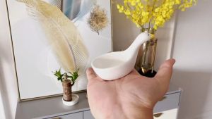 Bát Đựng Nước Chấm Chén Đựng Gia Vị Bát Ăn Dặm Hình Chú Vịt Bằng Gốm Sứ