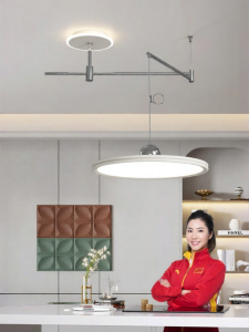 HUANGJIANG | Eye-Protecting Fidget Arm Dining Chandelier