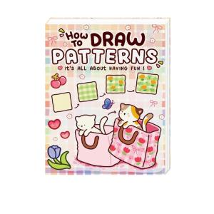 Healing Pocket Cat Coloring Book Doodle Markers Coloring Book for Children Stress Relief Drawing Book Creative Learning Tools