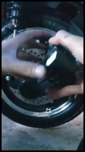 Breket Kaliper Belakang 2 Piston Polytron Fox R & S Bracket Kaliper Motor Listrik Polytron Fox R S