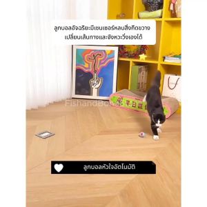 [Fish & Bone] Zeze ลูกบอลแมว ลูกบอลสุนัข อัตโนมัติ รูปหัวใจ ของเล่นแมว