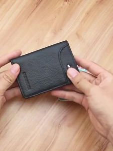 RFID Card Holder Mem Multifunctional Drivers License Leather Coin Purse Case Large Capacity Motor Car Driving Card Holder