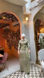 BEST SELLER Layya Dress mix Brukat Gamis Kondangan Wanita Terbaru 2024 Dress Muslim Pesta Terbaru
