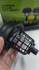 JOYINLED Solar Bug Zapper Waterproof Outdoor Mosquito Zapper Mosquito Killer Lamp Bug Repellent Lamp for Outdoor Garden Patio