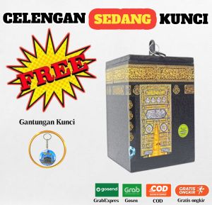 Celengan Kabah Ukuran Jumbo Pakai Kunci Beli 1 Gratis 1 / Celengan Kakbah Mekkah Kunci Ukuran Jumbo