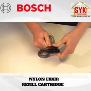 SYK Bosch4 Meter Nylon Fiber Refill Cartridge Cutting Line For Grass Trimmer Cut 23 - F016F04558 (1Pcs)
