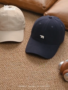 VINTLOOK Mũ Visor vành sâu lớn  Mũ bóng chày thêu hình cáo mới  phong cách thời trang và chống nắng cho nam và nữ
