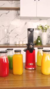 Máy ép chậm mini 3s Lazychef máy ép trái cây máy ép hoa quả rau củ máy ép chậm máy làm kem trái cây dễ tháo lắp vệ sinh