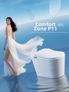 Automatic Water Pressure Insensitive Instant Heating Smart Toilet