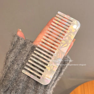 WENZHU | Elegant Acetate Hair Comb Portable Hair Styling Comb for Women