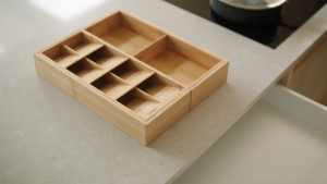 Joseph Joseph DrawerStore™ Bamboo Expanding Cutlery Utensil & Gadgets Organiser JJ0274