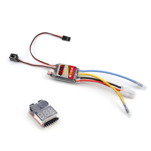 RCXAZ RC 550 Brushed Motor and 60A ESC Combo 10T/12T/21T/29T/35T/55T for 1/10 1/12 RC Crawler Truck Buggy Witoys 124017