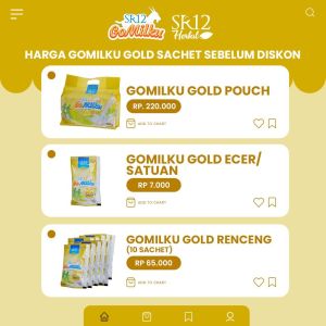 Susu Gomilku SR12 - Gomilku SR12 Original - Penggemuk - Susu Kambing Etawa Asli