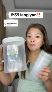 【Buy 1 get 4Cups】BIG SIZE plastic pitcher with 4 Cups Large High Quality plastic with fiber 2000ML