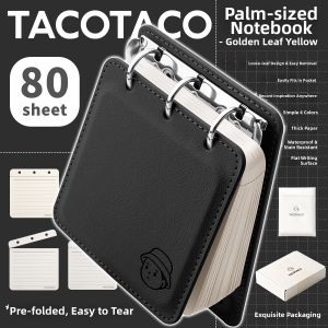 TacoTaco | Portable Pocket Notebook Hard Cover Diary Planning