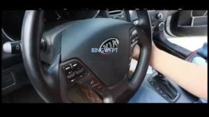 Nút Điều Khiển Âm Thanh Trên Vô Lăng KIA K3 Rio 3 Cerato Classic Ceed JD Dành Cho Các Mẫu Xe 2014-2016 Chất Liệu ABS