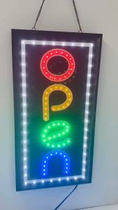 ป้ายไฟผ่านมือของคุณ: OPEN/ร้าน/วิ่ง/ตัวอักษร/หน้าร้าน/ไฟประดับตกแต่ง หลอด LED