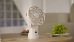 Portable Fan Air Circulation Fan Silent Speed Control Strong Wind Portable Desk Lamp Blow Table Fan With LED USB Fans