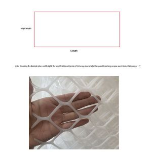Zhuoyi Large Hole Plastic Mesh Plate Balcony Kids Safety Protection Net Sealed Window Anti-Cat Mesh Anti-Fall Plastic Net