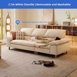 Detachable Snowy Wool Cloth Sofa