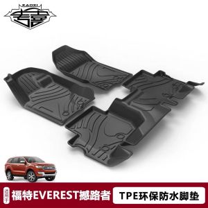 Waterproof TPE Car Floor Mats for Ford Everest Ranger Raptor Right Hand Drive Custom Fit Vehicle Specific Carpet Style