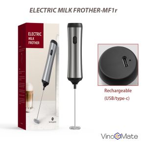 Electric Milk Frother/Blender/Whisk/Whisk/Handheld Milk Frother/Handheld Blender/Stirring Rod/Rechargeable/KJBQ-1