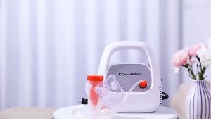 KCareU Portable Air Compressor Nebulizer Handsfree Machine Asthma Inhaler Cool Mist Compressor System for Kids Adults