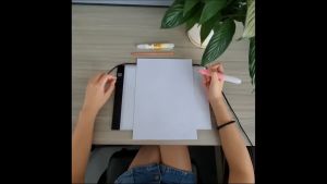 A4 Copy Board Ultra Slim Led Drawing Tracing Board Cahaya Dapat Diatur 3-Level Dimming