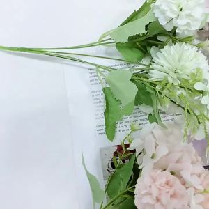 Artificial Silks Flowers Wedding Bridal Bouquets Holiday Home Room Table Vases Yard Garden Party Holiday DIY Decorative Products