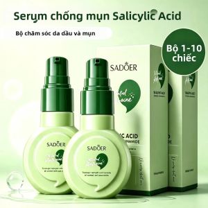 SADOER | Serum Trị Mụn Axit Salicylic Dành Cho Nữ Chứa Niacinamide Kiểm Soát Dầu Se Khít Lỗ Chân Lông Dưỡng Ẩm Tinh Chất Chăm Sóc Da Mặt.