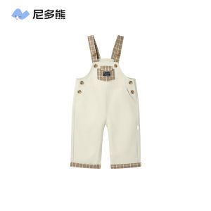 NIDUOXIONG | Quần Dungarees Bé Sơ Sinh Thoáng Khí Cotton