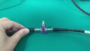 RF Bias Tee 50M-10GHz with DC Block - Coaxial Bias Injector for HAM Radio Amplifier Antenna LNA & Satellite LNB Power Supply