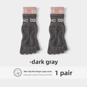 MIANBIAOBAI | Non-slip Professional Fitness Pilates Five-toe Socks Mid-calf
