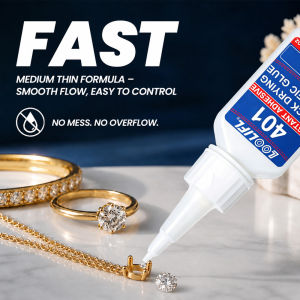 Super Glue (0.71oz) All Purpose Liquid Adhesive for Plastic – Bonds Wood Metal Rubber Ceramic – Industrial Strength Bonding
