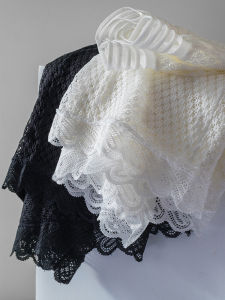 กางเกงยีนส์ทรงหลวมสำหรับผู้หญิง กางเกงขายาวลำลอง ลายลูกไม้ กางเกงขาสั้นฤดูร้อน กางเกงขายาวทรงเข้ารูปสีขาว