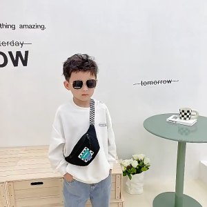 Korea Style Children Fashion Casual Chest Bag Kids Sling Bag Shoulder Bag