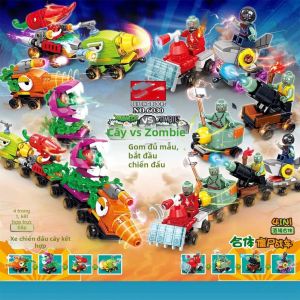 Bộ Đồ Chơi Giáo Dục Lắp Ráp Plants vs Zombies Maze Battle