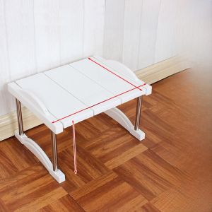 Kitchen Cabinet Organizer Rack Layered Partition Shelf Desktop Countertop Storage Solution Closet Book Desk Divider Holder