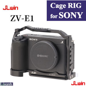 Sony ZV-E1 ZVE1 JLWin | Khung quay dọc Lplate bracket báng tay cầm giá đỡ đế thép bảo vệ handcase SONY ZVE1 ZV-E1 E1