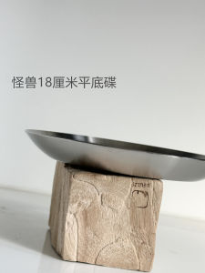 Chinese Style Stainless Steel 304 Seasoning Plate Small Side Dish Kimchi Dip Plate Grilled Meat Dipping Sauce Plate Dining Utensils