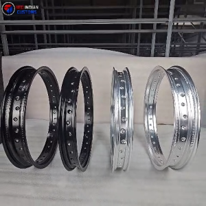 Red Indian 19 Inch Aluminum Motorcycle Rims 36 40 Holes 1.85 2.50 Width Black Silver WM MT Type