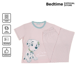 [NEW] Peaches n Cream - Womens Short Sleeve Pajama Set - 2025  Cat & Dog Collection - Cream/Mint Blue/Pink