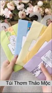 Túi Thơm Vỏ Lúa Mạch Treo Tủ – Set 5 Túi Giao Ngẫu Nhiên – Thảo Mộc Tự Nhiên Lưu Hương Lâu Khử Mùi