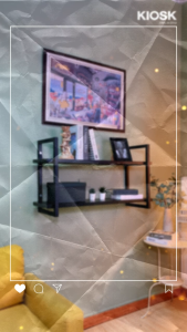 [จัดส่งพร้อมติดตั้งฟรี] KIOSK ชั้นวางของสไตล์เรโทร 100ซม ติดตั้งเลือส่งโดยผู้ขาย*ออก E-taxได้